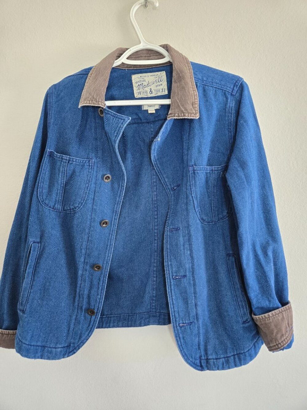 Madewell Rivet & Thread Denim Chore/Field Jacket size Small - Picture 4 of 14